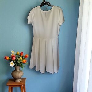 Elegant White Dress white mark